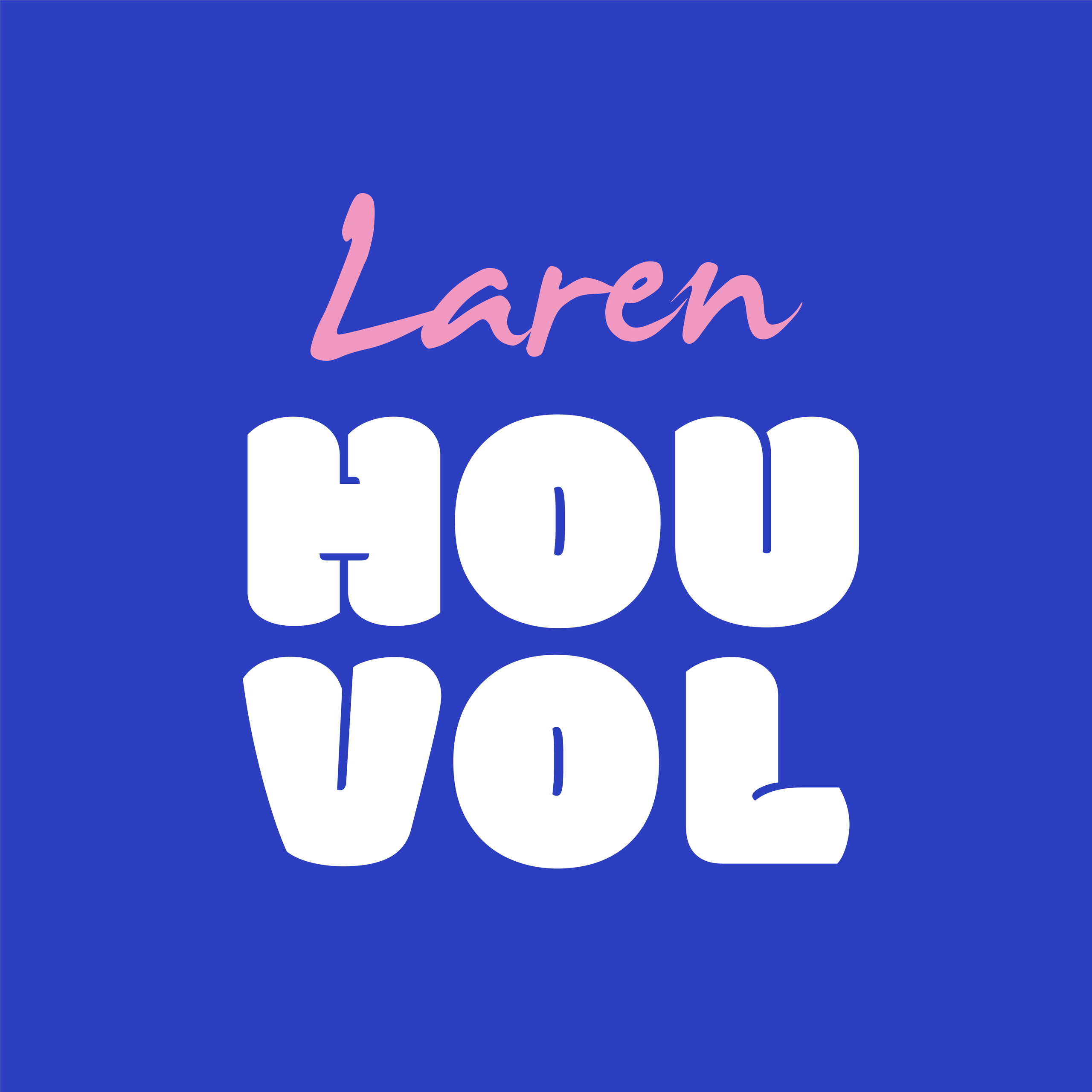 poster met de tekst Laren hou vol